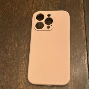 Blush Pink Silicone Phone Case